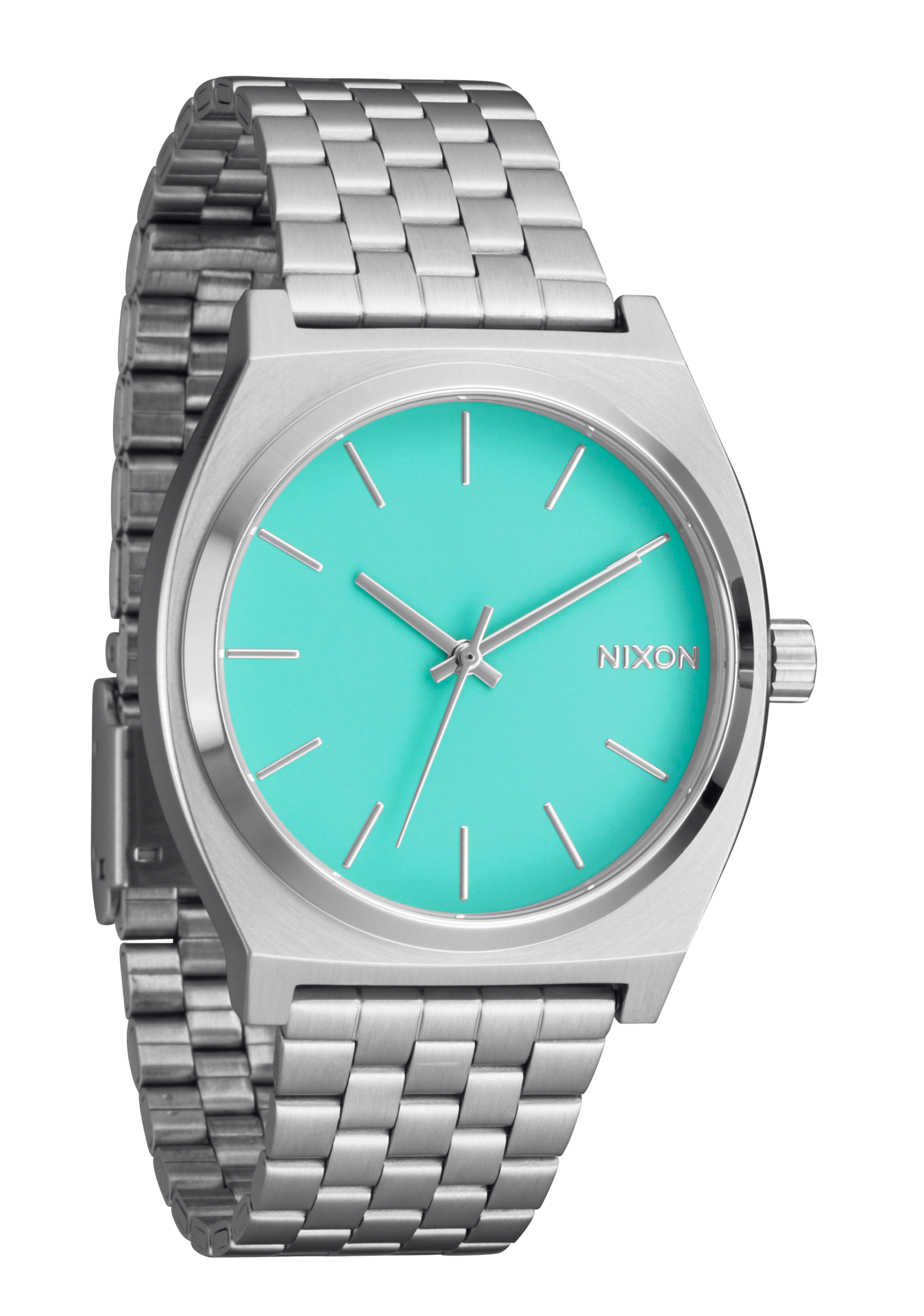 Time Teller - Silver / Turquoise View 2