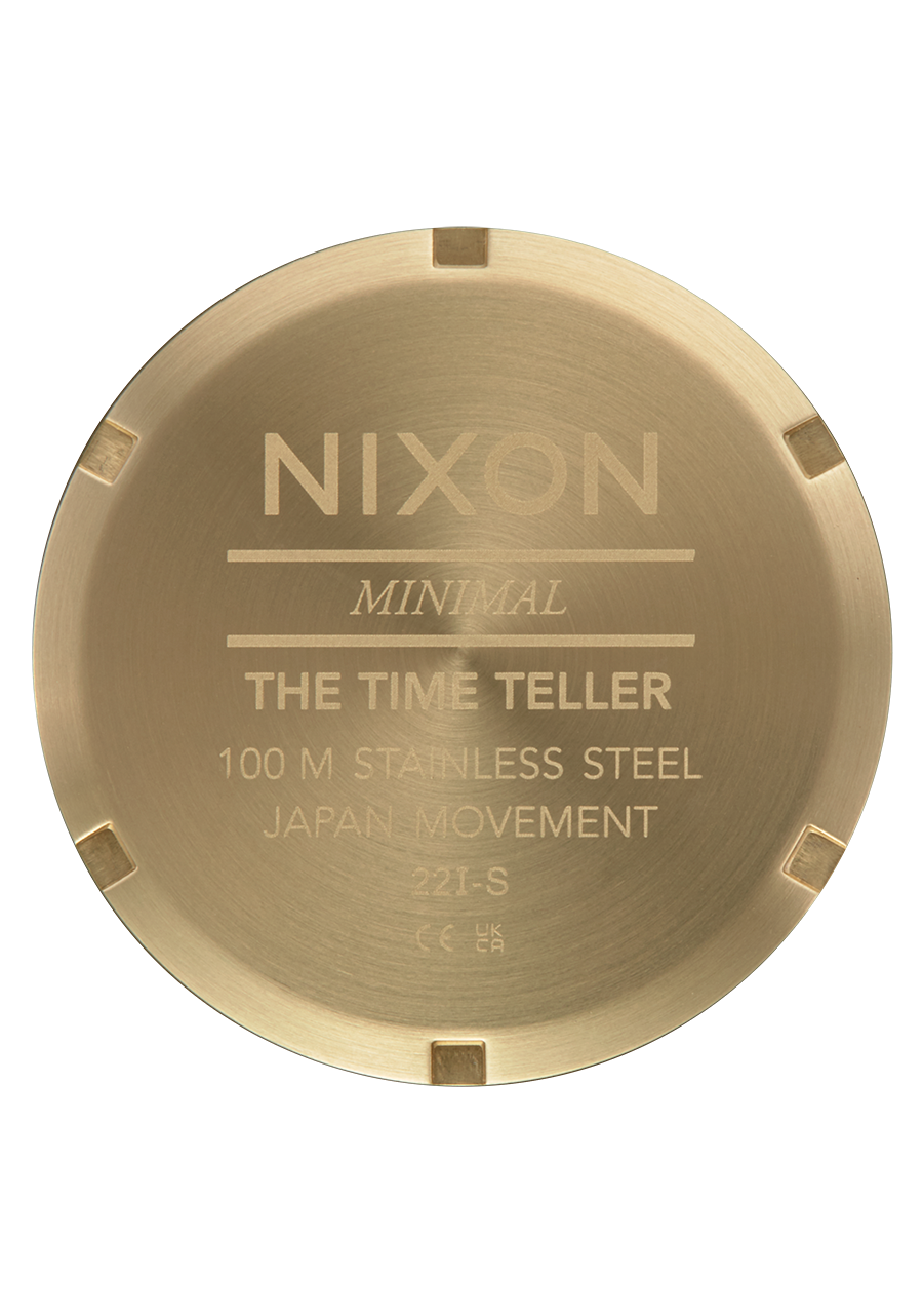 Time Teller - Yellow Gold / Black / Red View 5