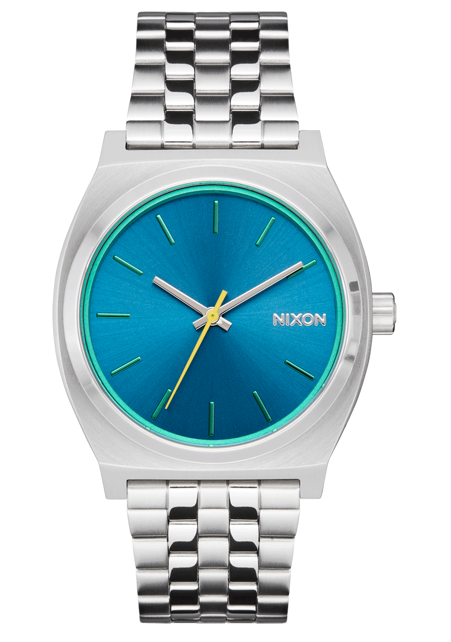 Time Teller - Silver / Byron Blue View 1