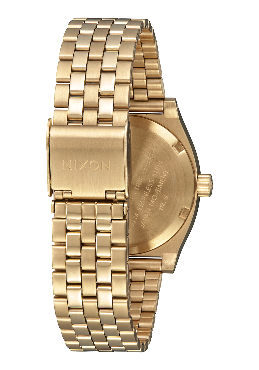Medium Time Teller - Light Gold / Turquoise View 3