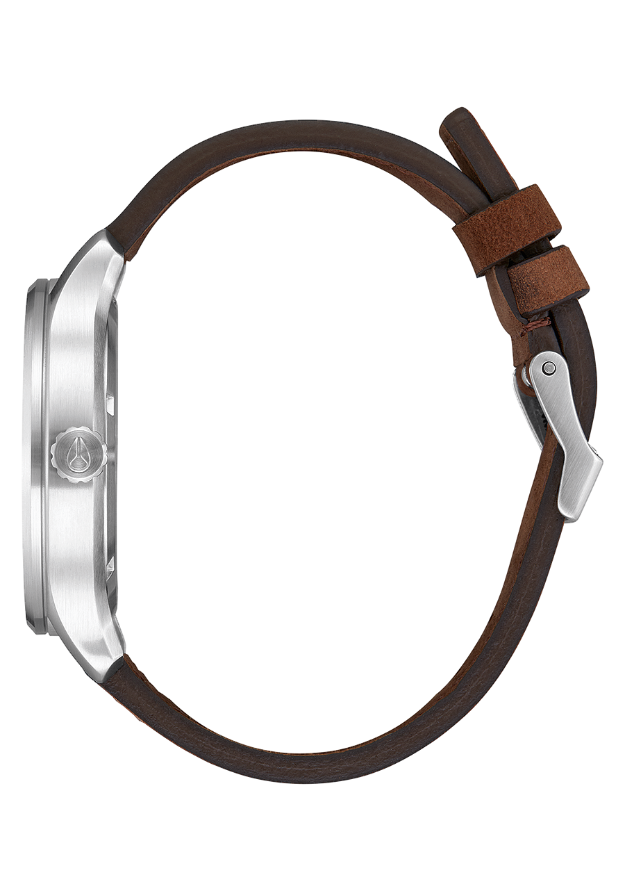 Patrol Leather - Silver / Brown View 2