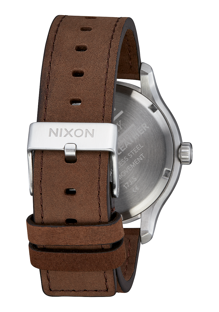 Patrol Leather - Silver / Brown View 3