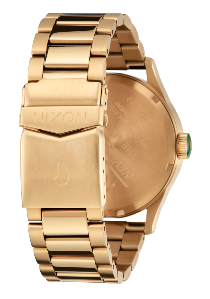 Nixon sentry gold sales green