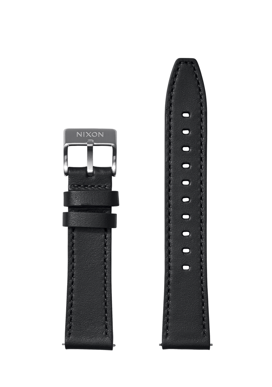 20mm Horween Leather Band - Black View 1