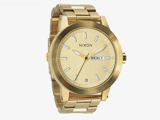 Gold Nixon Spur watch