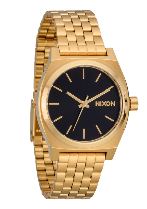 
Nixon Medium Time Teller Watch - Analog - Gold / Black / Gold - View 2