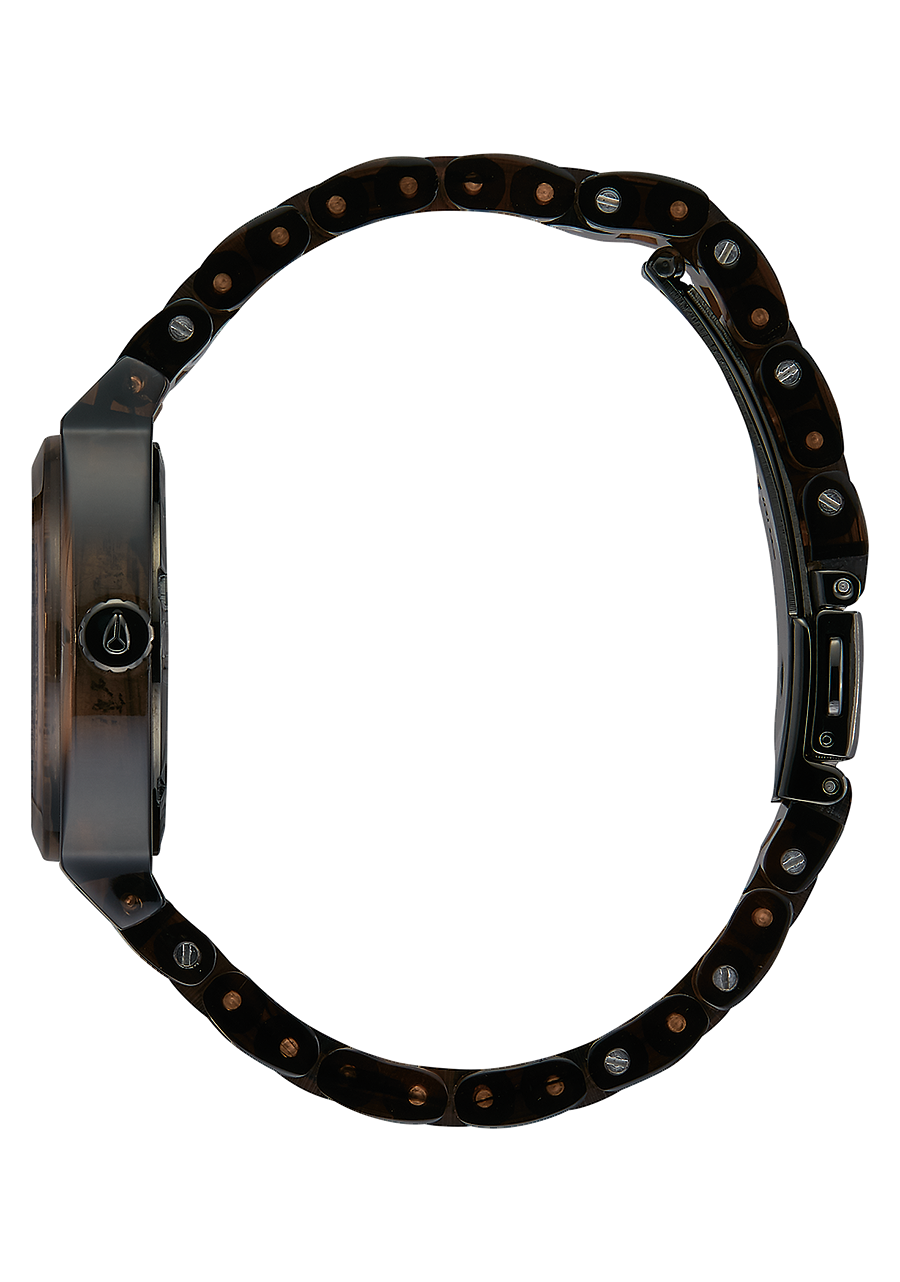 Medium Time Teller Acetate - Brown View 2