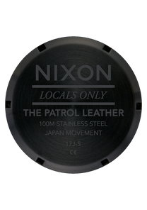 Patrol Leather - Black / Silver / Black View 4