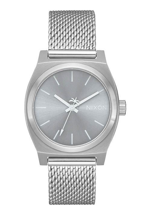 Medium Time Teller Milanese - All Silver