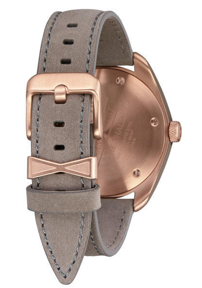 Thalia Leather - Gray Sunray / Rose Gold / Gray View 3