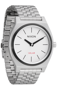 Time Teller Solar - Silver / White Lume View 2