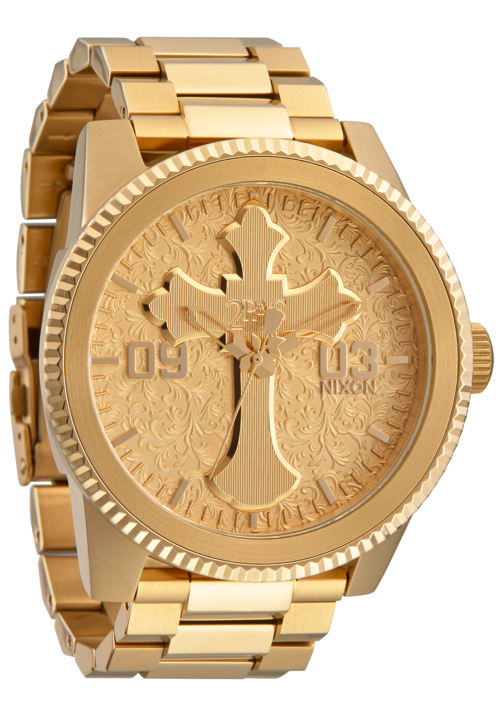 Corporal 2PAC Collab Watch Gold Gold 2PAC Wristwatch Nixon EU