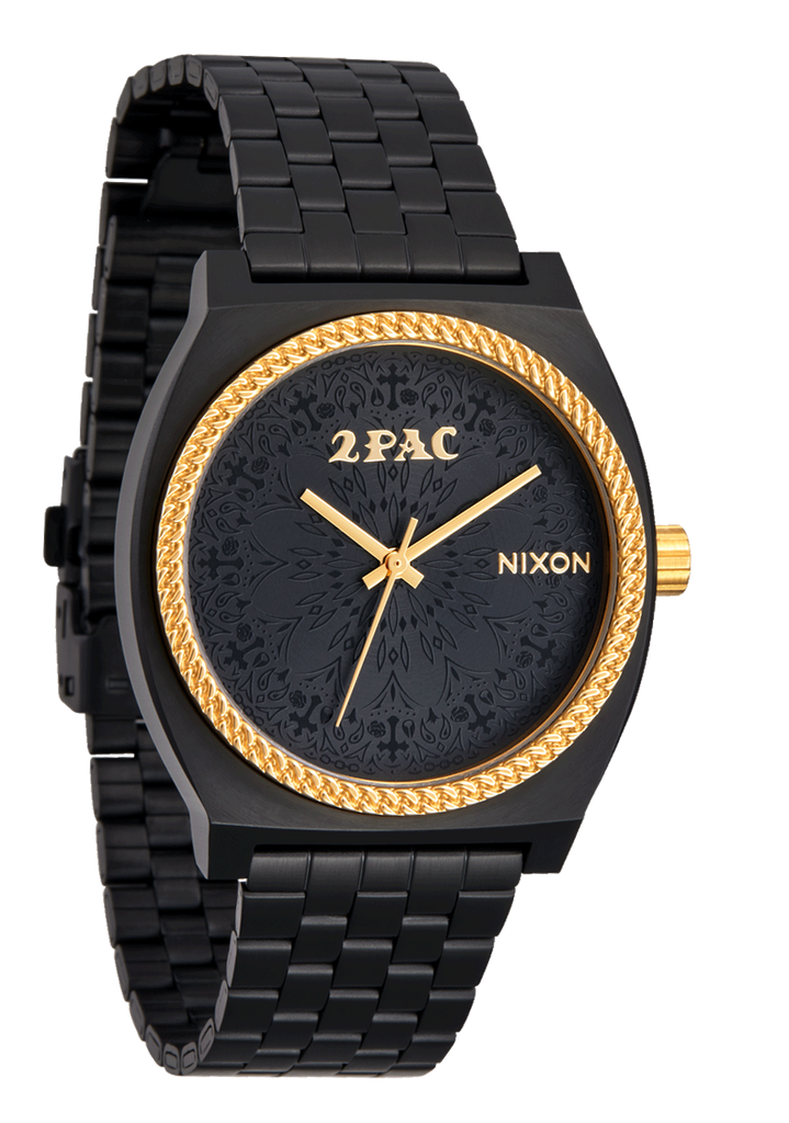 Time Teller 2PAC Collab Watch | Black / Gold | 2PAC Wristwatch – Nixon EU