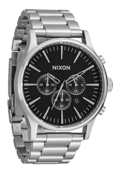 
Nixon Sentry Chrono Watch - Analog - Black - View 2