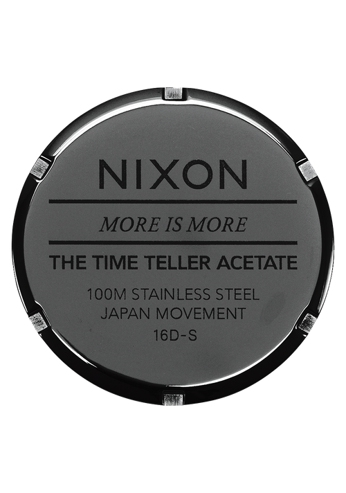 Time Teller Acetate - Black / Multi