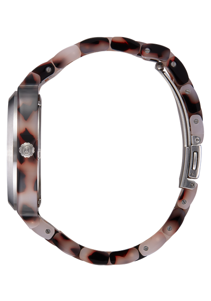 Time Teller Acetate - Pink Tortoise/ Mother of Pearl View 2