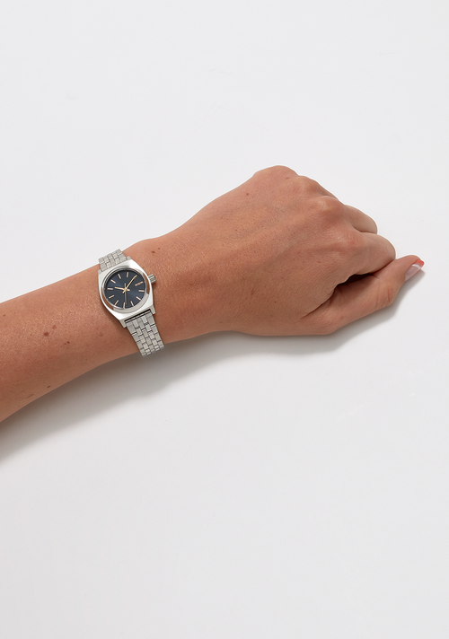 Small Time Teller - Navy / Rose Gold