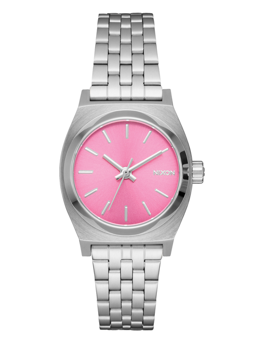 Small Time Teller - Silver / Pink