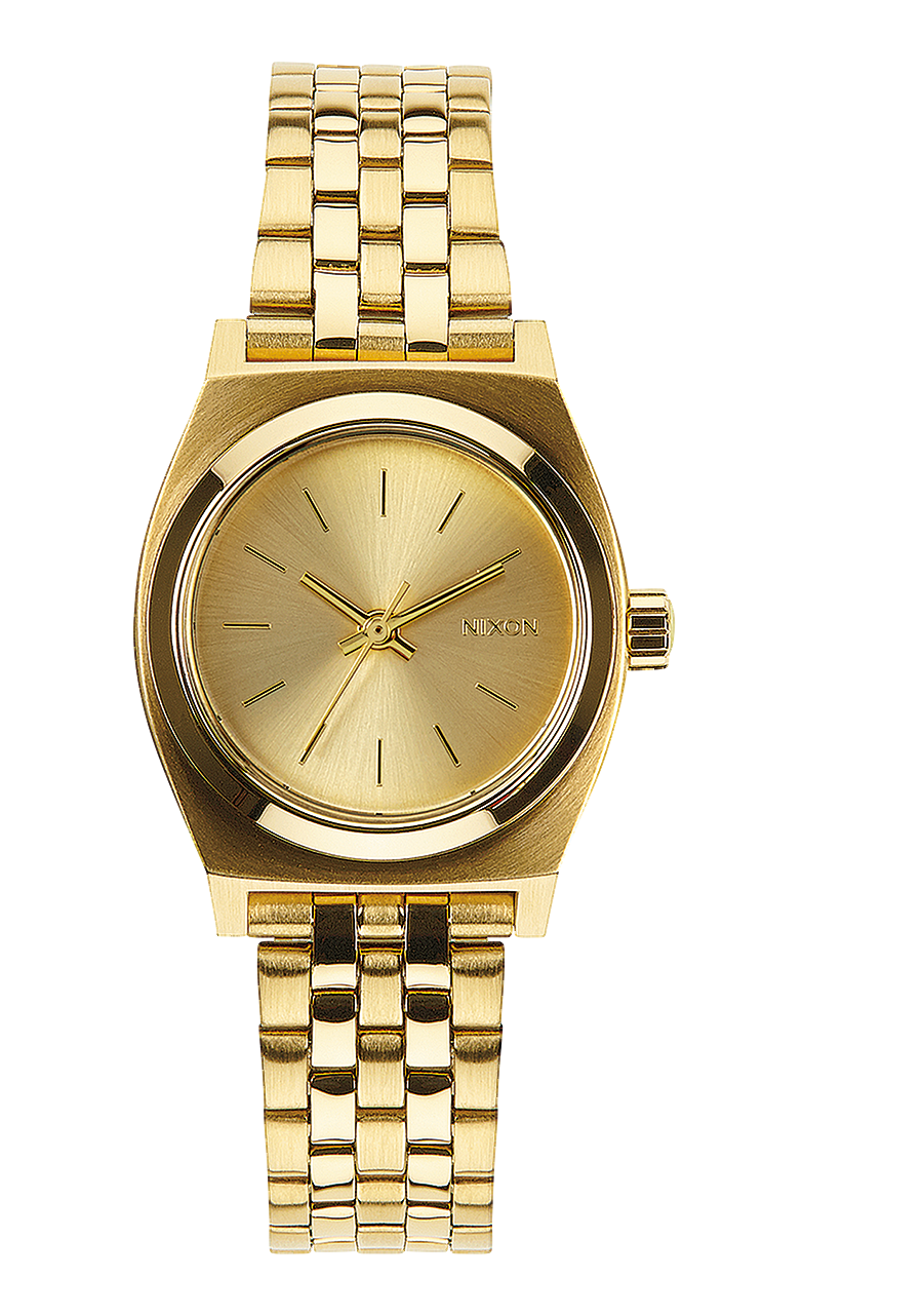 Small Time Teller Watch All Gold Women s Stainless Steel