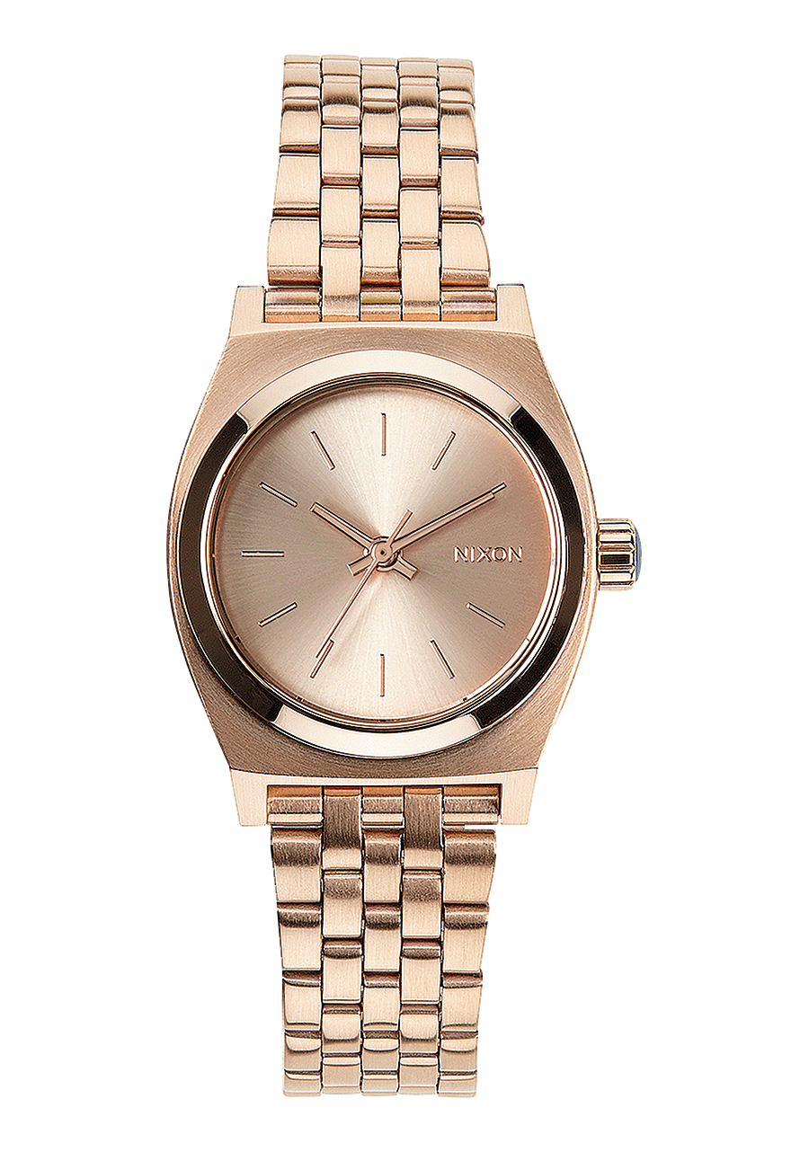 Small Time Teller Watch All Rose Gold Women s Stainless Steel