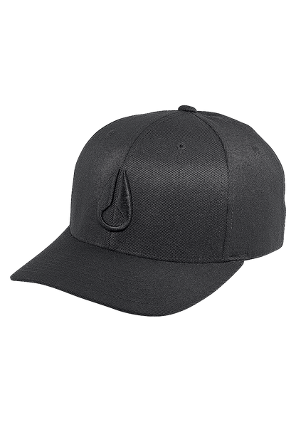 Deep Down Flexfit Athletic Fit Hat - All Black View 1