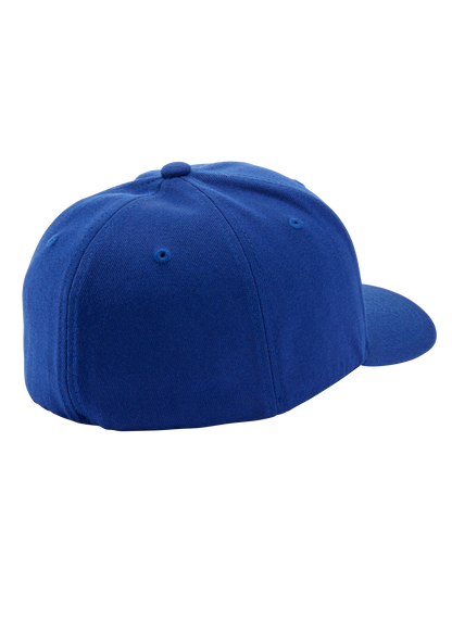 Deep Down Flexfit Athletic Fit Hat - Royal / Royal View 2