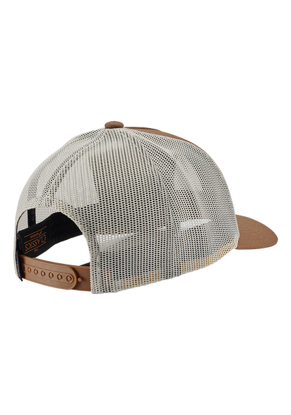 Iconed Trucker Hat - Brown / Off White View 2