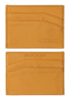 Flaco Leather Card Wallet - Yellow