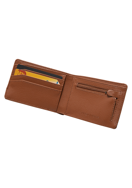 Heros bi-fold wallet - Tan