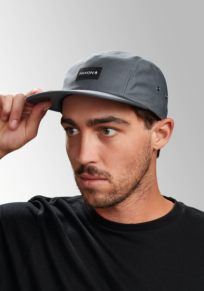 Mikey 5 Panel Hat - Gray View 5