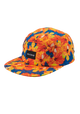 Mikey 5 Panel Hat - Orange / Multi