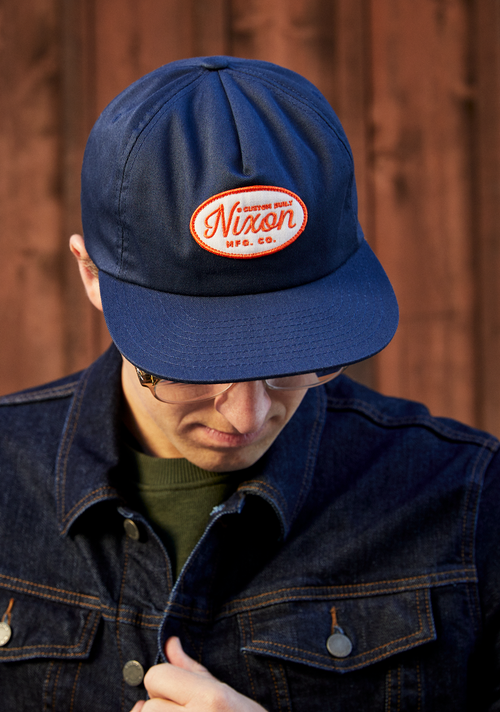 Axle Cotton Hat - Navy