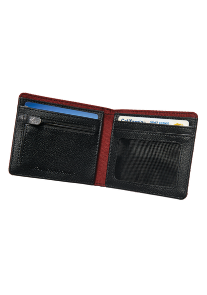 Showdown R Bi-Fold Zip Wallet - Burgundy View 2