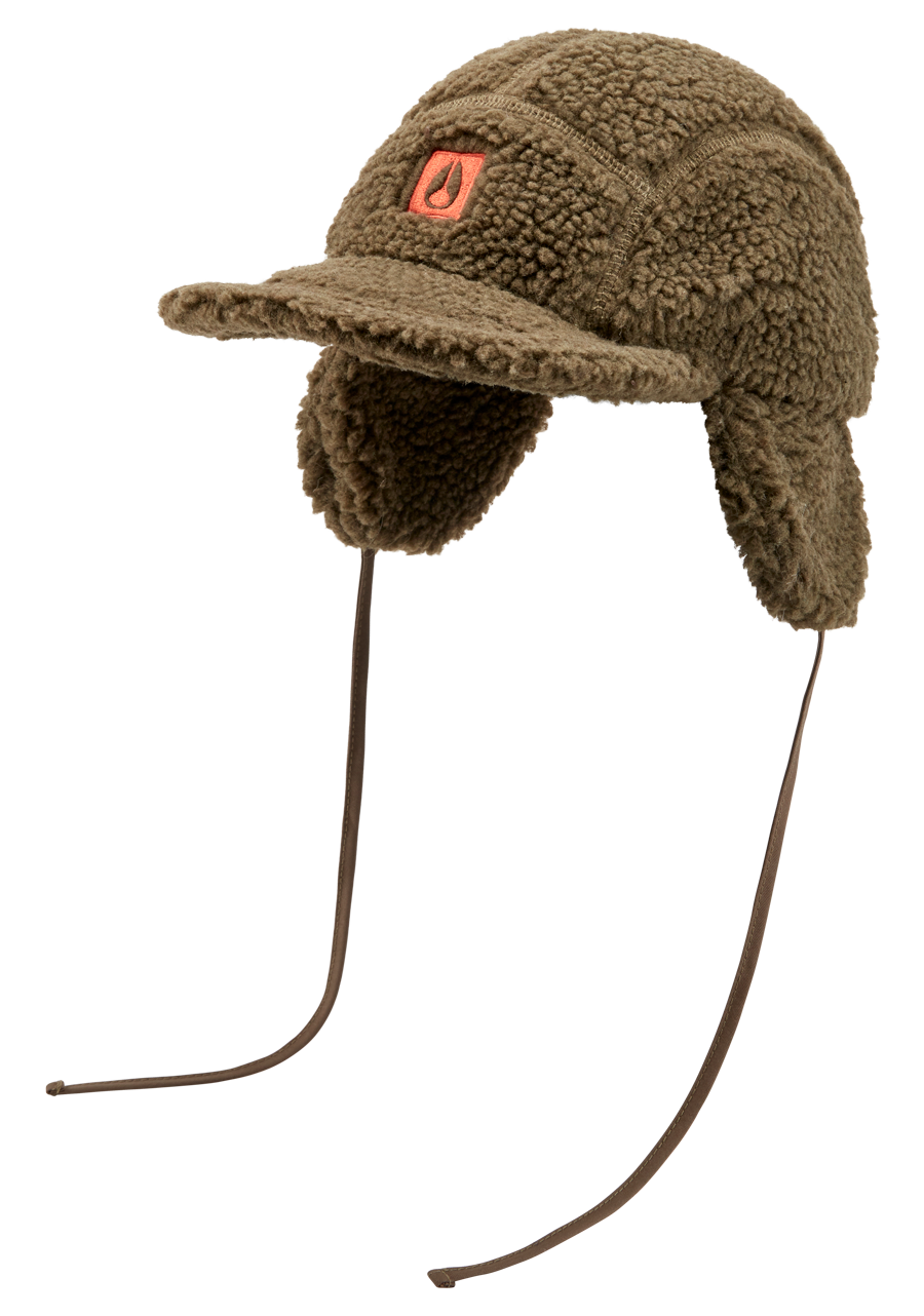 Babs Earflap Cap - Olive View 1