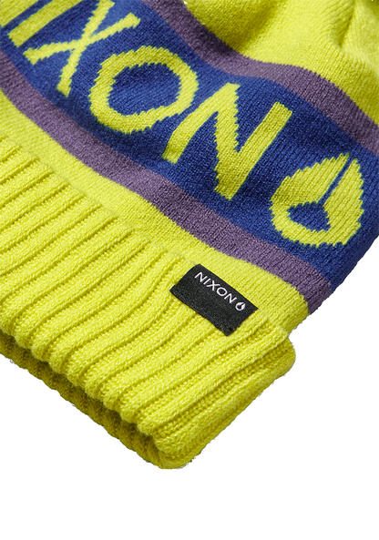 Teamster Beanie  II - Citron / Purple View 2