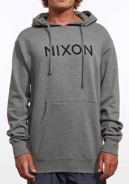 Wordmark Hoodie - Dark Heather Gray View 2