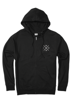 Spot Full Zip Hoodie - Black