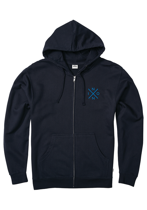 Spot Full Zip Hoodie - Navy / Blue