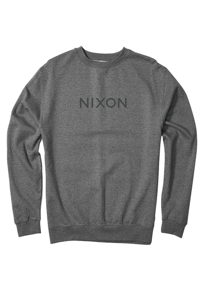 Wordmark Crew Sweatshirt - Dark Heather Gray